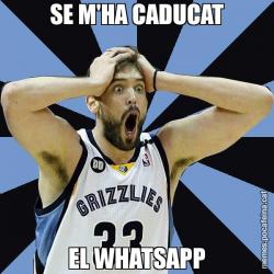 SE M'HA CADUCAT EL WHATSAPP