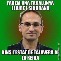 FAREM UNA TACALUNYA LLIURE I SIBURANA DINS L'ESTAT DE TALAVERA DE LA REINA