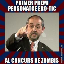 PRIMER PREMI PERSONATGE ERO-TIC AL CONCURS DE ZOMBIS