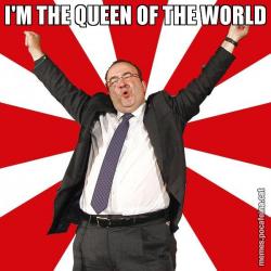 I'M THE QUEEN OF THE WORLD
