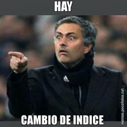 HAY CAMBIO DE INDICE
