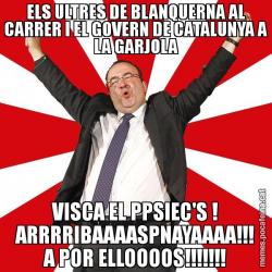 ELS ULTRES DE BLANQUERNA AL CARRER I EL GOVERN DE CATALUNYA A LA GARJOLA VISCA EL PPSIEC'S ! ARRRRIBAAAASPNAYAAAA!!! A POR ELLOOOOS!!!!!!!