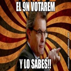 EL 9N VOTAREM Y LO SABES!!