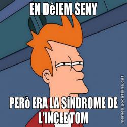 EN DèIEM SENY PERò ERA LA SíNDROME DE L'INCLE TOM