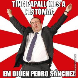 TINC PAPALLONES A L'ESTÒMAC EM DIUEN PEDRO SÁNCHEZ