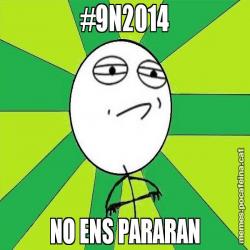 #9N2014 NO ENS PARARAN