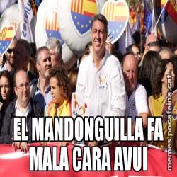 EL MANDONGUILLA FA MALA CARA AVUI