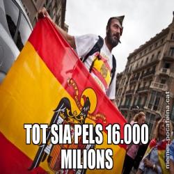 TOT SIA PELS 16.000 MILIONS
