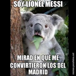 SOY LIONEL MESSI MIRAD EN QUE ME CONVIRTIERON LOS DEL MADRID