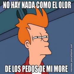 NO HAY NADA COMO EL OLOR DE LOS PEDOS DE MI MORE