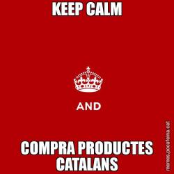 KEEP CALM COMPRA PRODUCTES CATALANS