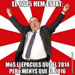 EL 2015 HEM ESTAT: MéS LLEPACULS QUE EL 2014 PERò MENYS QUE EL 2016