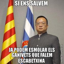 SI ENS SALVEM  JA PODEM ESMOLAR ELS GANIVETS QUE FALEM ESCABETXINA