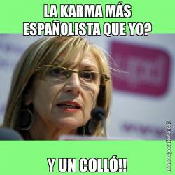 LA KARMA MÁS ESPAÑOLISTA QUE YO? Y UN COLLÓ!!