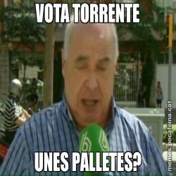 VOTA TORRENTE UNES PALLETES?