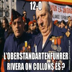 12-O I L'OBERSTANDARTENFÜHRER RIVERA ON COLLONS ÉS ?