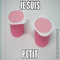 JE SUIS PETIT