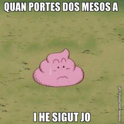 QUAN PORTES DOS MESOS A  I HE SIGUT JO