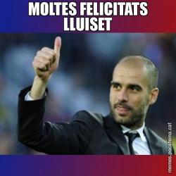 MOLTES FELICITATS LLUISET