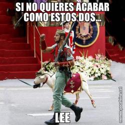 SI NO QUIERES ACABAR COMO ESTOS DOS... LEE