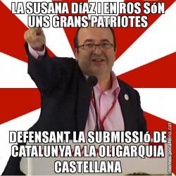 LA SUSANA DíAZ I EN ROS SóN UNS GRANS PATRIOTES DEFENSANT LA SUBMISSIó DE CATALUNYA A LA OLIGARQUIA CASTELLANA