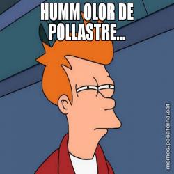 HUMM OLOR DE POLLASTRE...