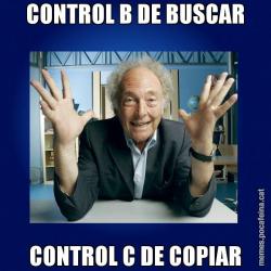 CONTROL B DE BUSCAR CONTROL C DE COPIAR