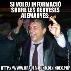 SI VOLEU INFORMACIÓ SOBRE LES CERVESES ALEMANYES: HTTP://WWW.BRAUER-BUND.DE/INDEX.PHP
