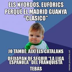 ELS NYORDOS, EUFÒRICS PERQUÈ EL MADRID GUANYA “CLÁSICO” JO TAMBÉ: AIXÍ ELS CATALANS DEIXARAN DE SEGUIR “LA LIGA ESPAÑOLA” DEL FRANQUISTA TEBAS