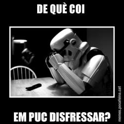 DE QUÈ COI  EM PUC DISFRESSAR?