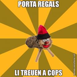 PORTA REGALS LI TREUEN A COPS