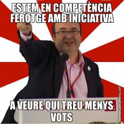 ESTEM EN COMPETÈNCIA FEROTGE AMB INICIATIVA A VEURE QUI TREU MENYS VOTS