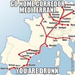 GO HOME CORREDOR MEDITERRANI YOU ARE DRUNK