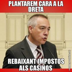 PLANTAREM CARA A LA DRETA REBAIXANT IMPOSTOS ALS CASINOS