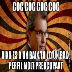 COC COC COC COC AIXO ES D'UN BAIX TO I D'UN BAIX PERFIL MOLT PREOCUPANT