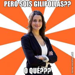 PERO SOIS GILIPOLLAS?? O QUÉ???