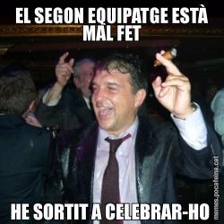 EL SEGON EQUIPATGE ESTÀ MAL FET HE SORTIT A CELEBRAR-HO