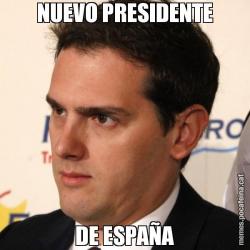 NUEVO PRESIDENTE DE ESPAÑA