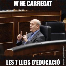 M'HE CARREGAT LES 7 LLEIS D'EDUCACIÒ