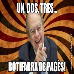UN, DOS, TRES... BOTIFARRA DE PAGÈS!