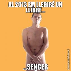 AL 2013 EM LLEGIRÉ UN LLIBRE... ...SENCER
