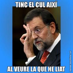 TINC EL CUL AIXÍ AL VEURE LA QUE HE LIAT