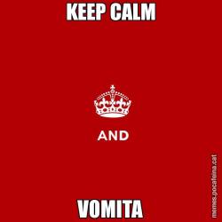 KEEP CALM VOMITA