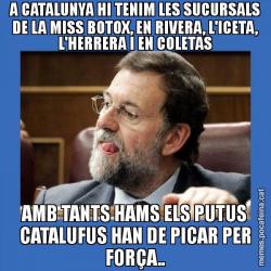 A CATALUNYA HI TENIM LES SUCURSALS DE LA MISS BOTOX, EN RIVERA, L'ICETA, L'HERRERA I EN COLETAS AMB TANTS HAMS ELS PUTUS CATALUFUS HAN DE PICAR PER FORÇA..