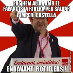 ENS HEM ALIAT AMB EL FALANGISTA RIVERA PER SALVAR L'IMPERI CASTELLÀ ENDAVANT  BOTIFLERS !