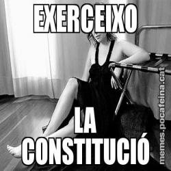 EXERCEIXO LA CONSTITUCIÓ