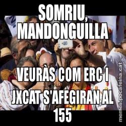 SOMRIU, MANDONGUILLA VEURÀS COM ERC I JXCAT S'AFEGIRAN AL 155