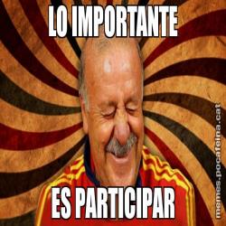 LO IMPORTANTE ES PARTICIPAR