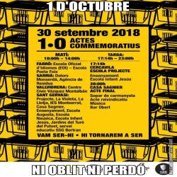 1 D'OCTUBRE NI OBLIT NI PERDÓ