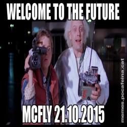 WELCOME TO THE FUTURE MCFLY 21.10.2015